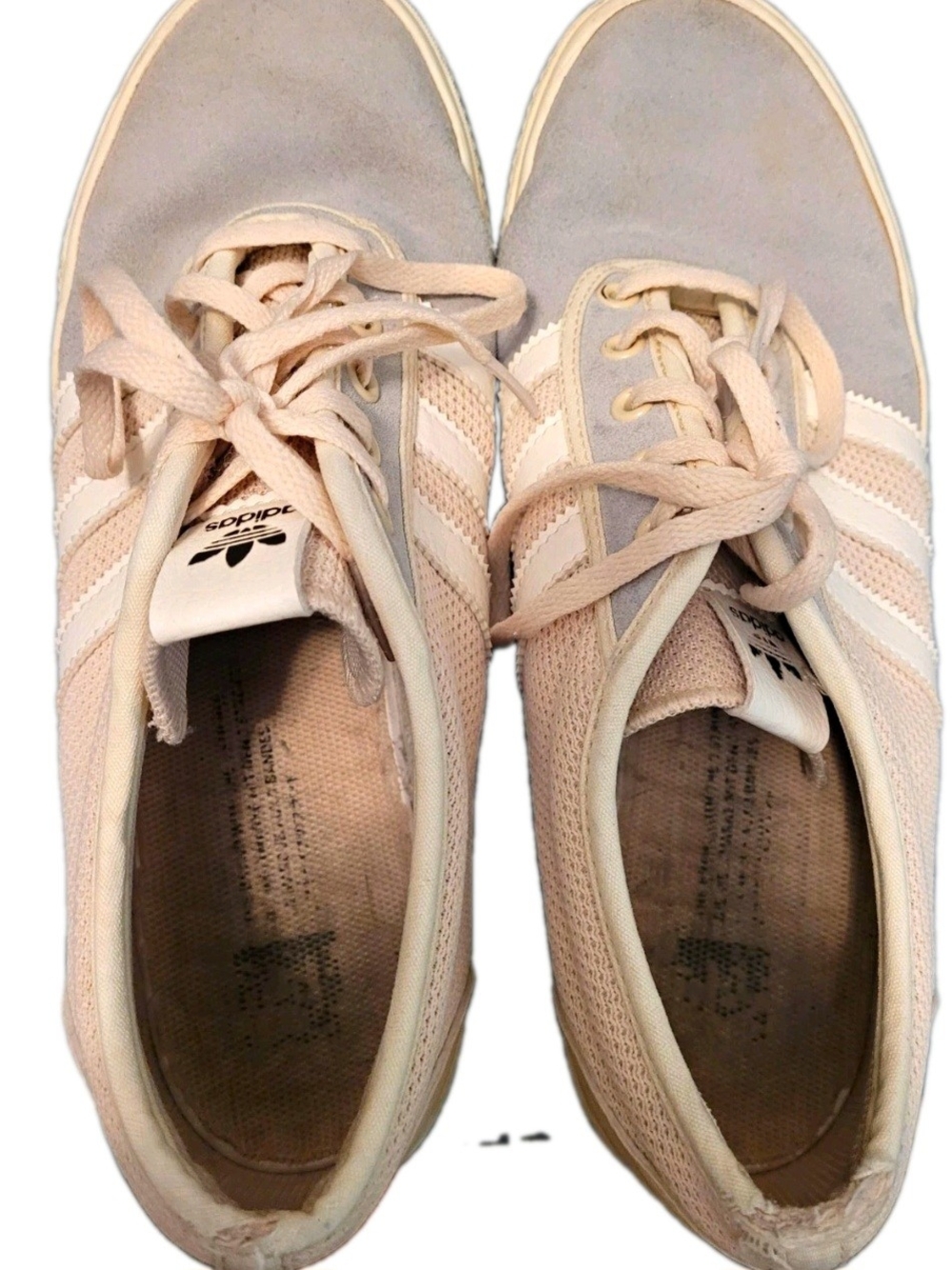 adidas 3MC Men’s Size 11 Cream Off White Suede Skate Shoes Low Top Sneakers
